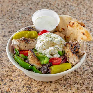 Kabob Salad from The Gyro Spot