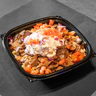 Lamb & Beef Rice Bowl from The Gyro Spot