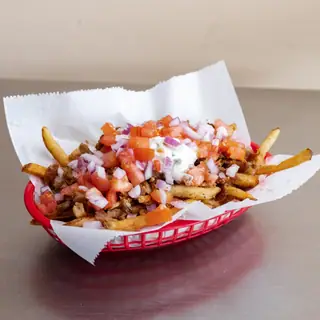 Pork Gyro Fries from The Gyro Spot